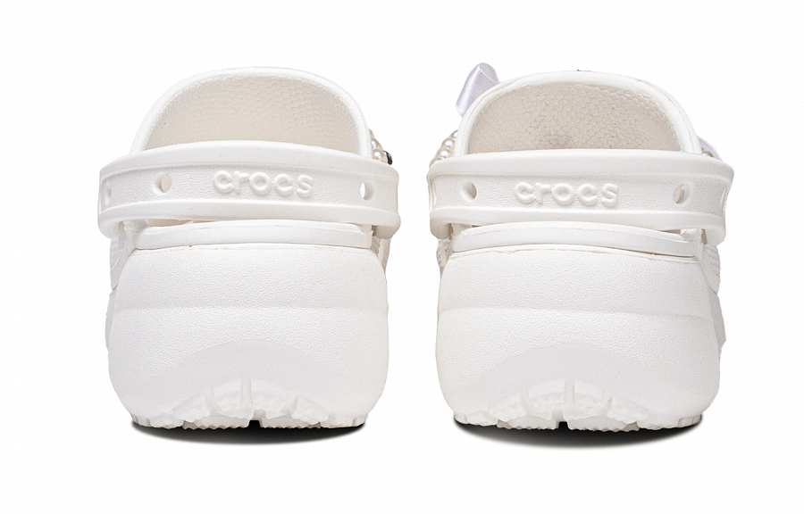 Crocs Classic Platform Clog Star Clogs Unisex White купить в интернет-магазине Yoocart с быстрой доставкой по России.