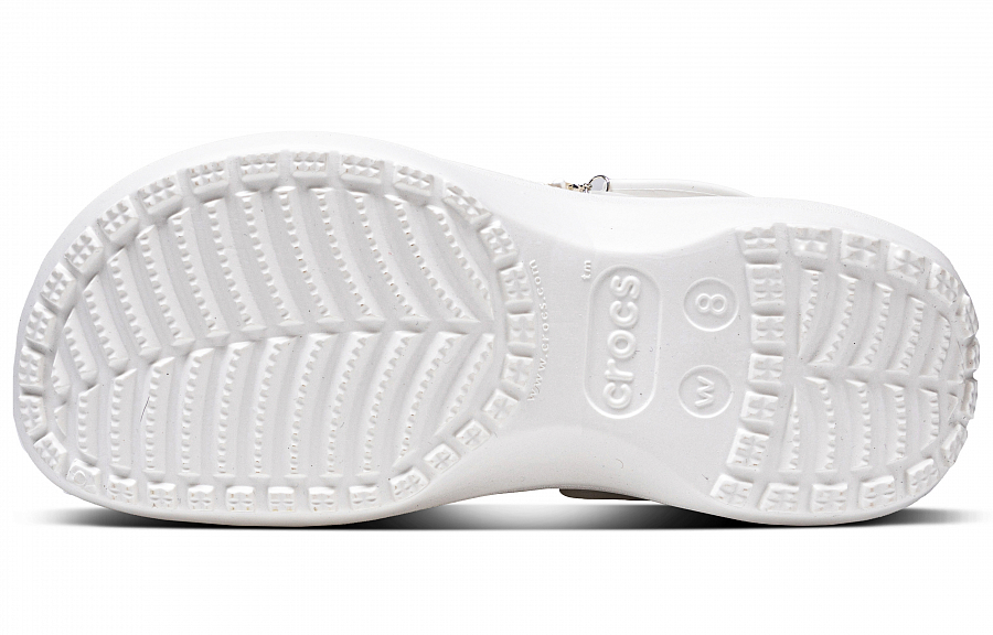 Crocs Classic Platform Clog Star Clogs Unisex White купить в интернет-магазине Yoocart с быстрой доставкой по России.