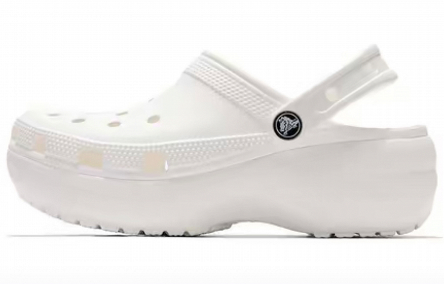 Crocs Classic Platform Clog Star Clogs Unisex White купить в интернет-магазине Yoocart с быстрой доставкой по России.