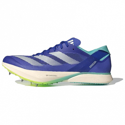Adidas Adizero Avanti Anti Slip Wear Resistant Low Top Running Shoes Women's Blue Silver