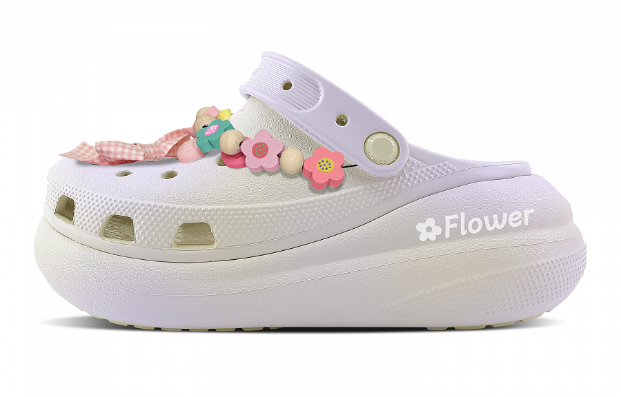 Crocs Crush Clog Berry Bubbles Blue Box Clogs Unisex Light Purple купить в интернет-магазине Yoocart с быстрой доставкой по России.