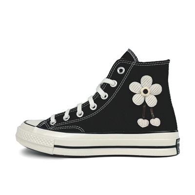 Converse Chuck 70 Wear-Resistant High-Top Canvas Shoes Unisex Black