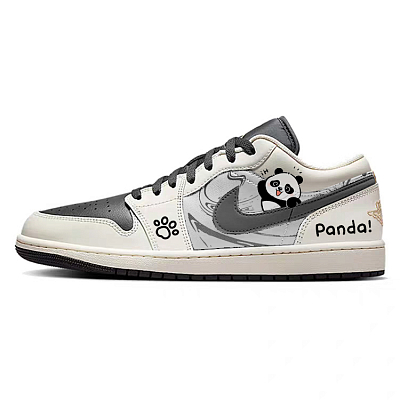 Jordan Air Jordan 1 Low Top Vintage Basketball Shoes Men's Beige
