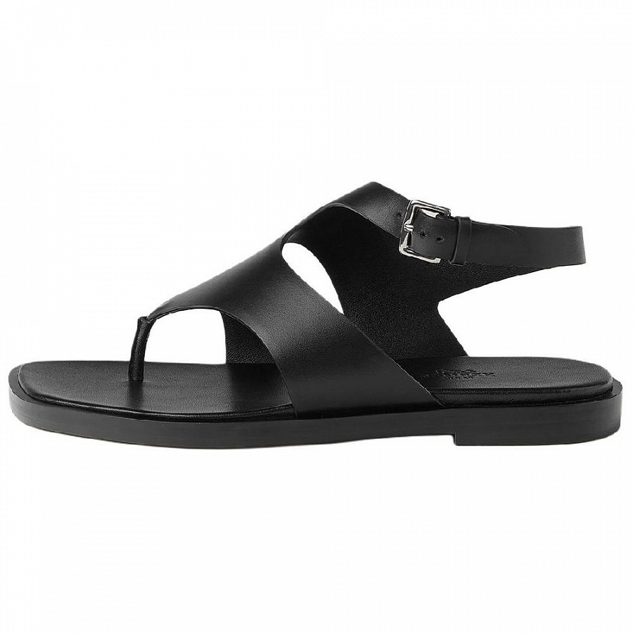 HERMES Karen One Strap Sandals Women's Black купить в интернет-магазине Yoocart с быстрой доставкой по России.
