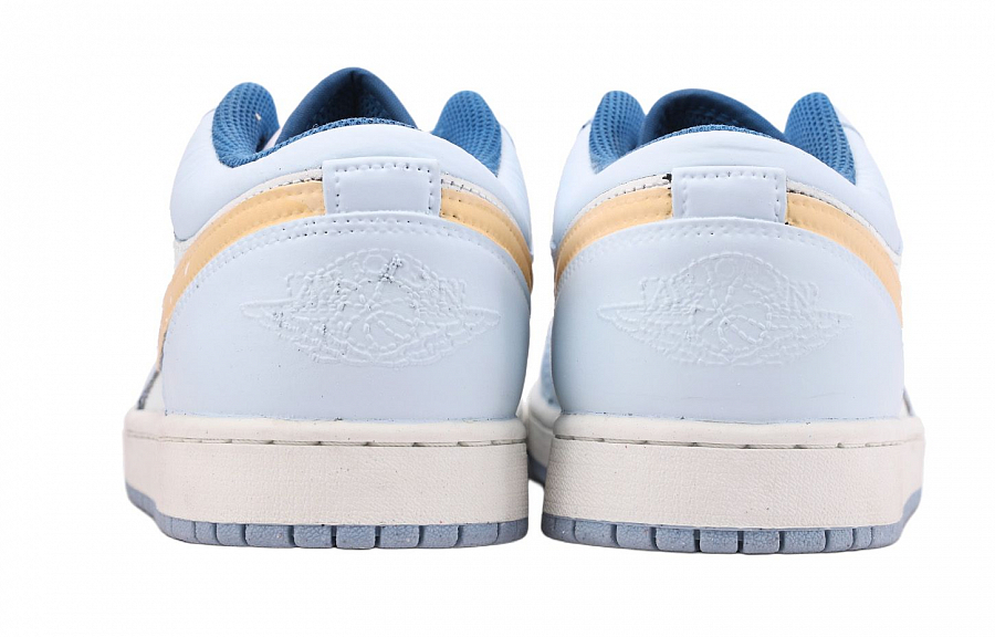 Jordan Air Jordan 1 Anti-Slip And Wear-Resistant Coverage Low-Top Vintage Basketball Shoes Men's Sky Blue купить в интернет-магазине Yoocart с быстрой доставкой по России.