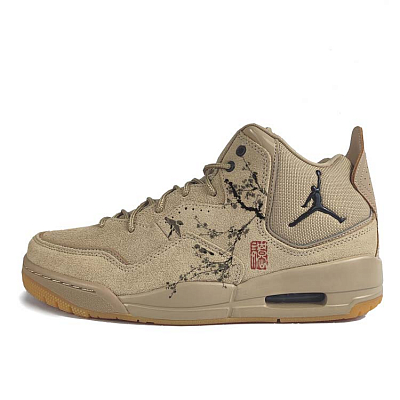 Jordan Courtside 23 Wear-Resistant Mid-Top Vintage Basketball Shoes Men's Brown