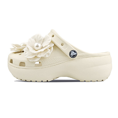 Crocs Classic Platform Clog Clogs Women's White