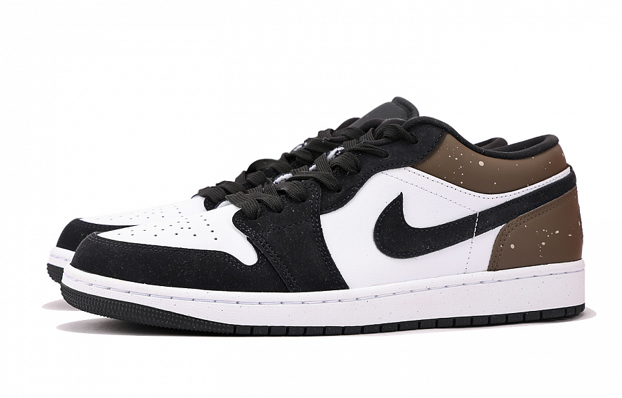 Jordan Air Jordan 1 Anti Slip Wear Resistant Low Top Vintage Basketball Shoes Unisex Black Brown купить в интернет-магазине Yoocart с быстрой доставкой по России.