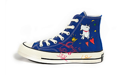 Converse 1970s Slip Resistant Breathable High Top Canvas Shoes Unisex Blue