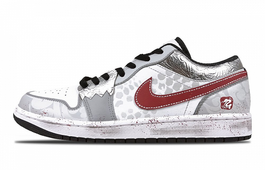 Jordan Air Jordan 1 Vintage Basketball Shoes Men Low Top Gray купить в интернет-магазине Yoocart с быстрой доставкой по России.
