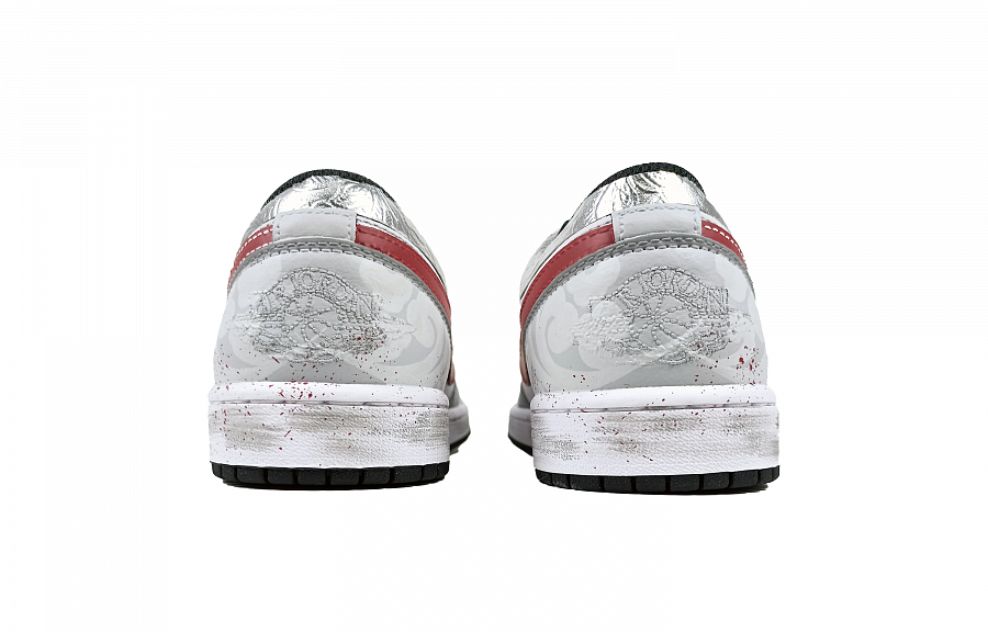 Jordan Air Jordan 1 Vintage Basketball Shoes Men Low Top Gray купить в интернет-магазине Yoocart с быстрой доставкой по России.