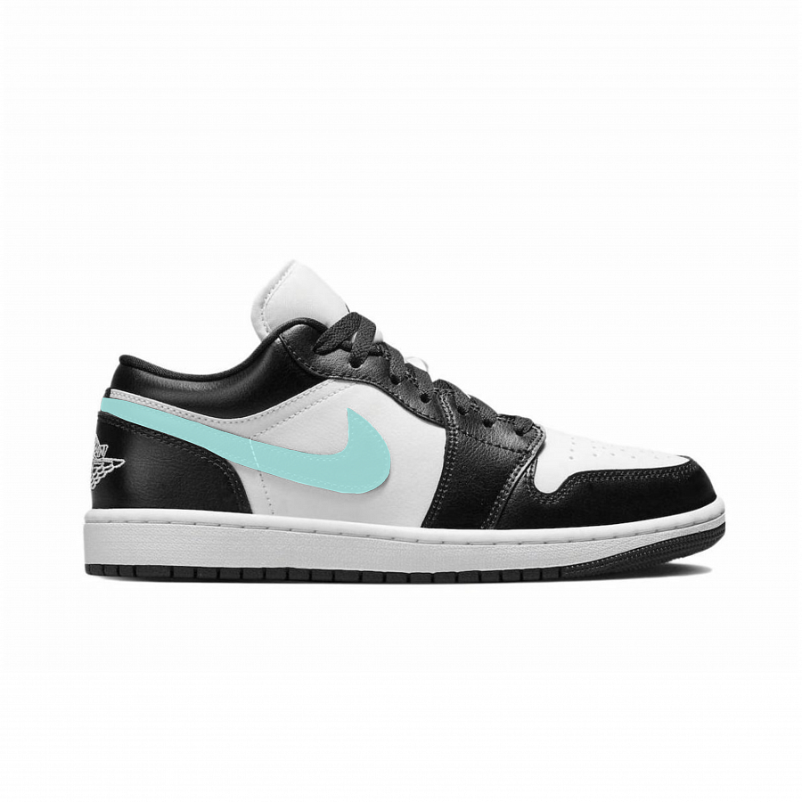 Jordan Air Jordan 1 Cushioning Slip Resistant Low Top Vintage Basketball Shoes Women's Black White купить в интернет-магазине Yoocart с быстрой доставкой по России.