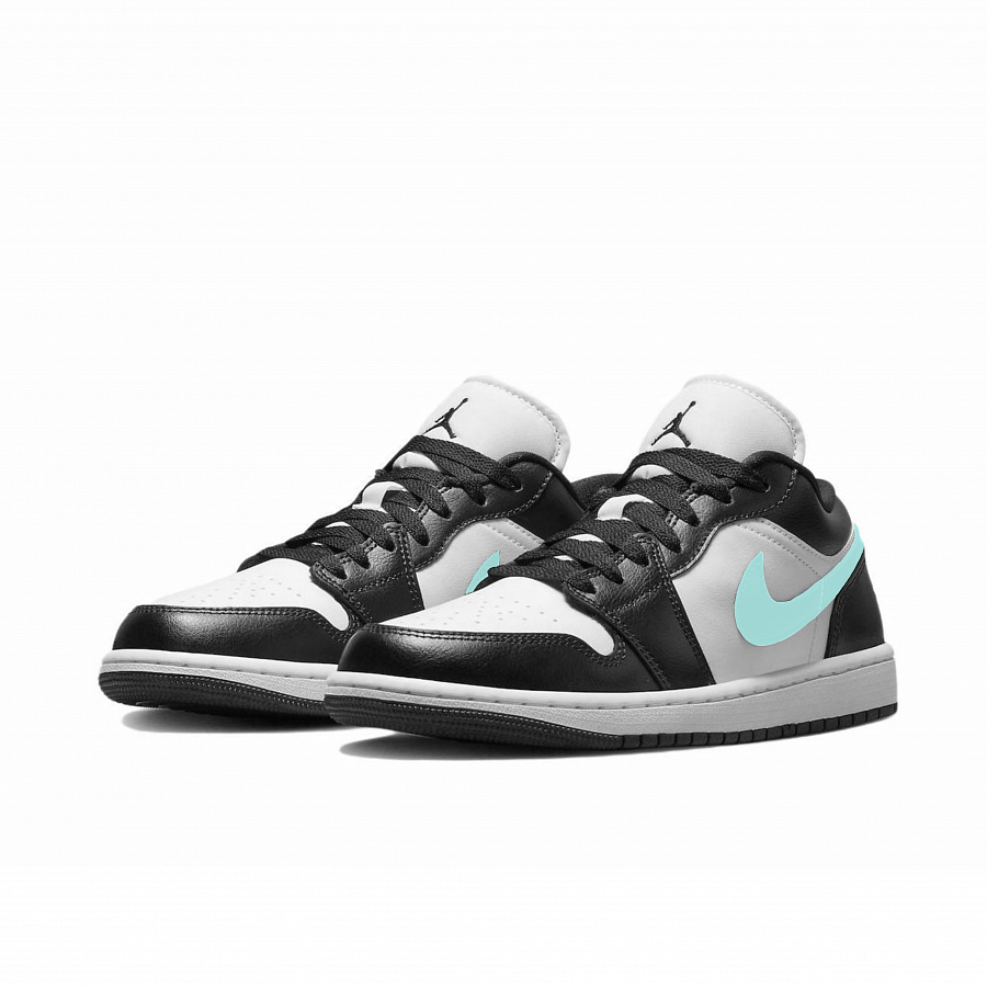 Jordan Air Jordan 1 Cushioning Slip Resistant Low Top Vintage Basketball Shoes Women's Black White купить в интернет-магазине Yoocart с быстрой доставкой по России.