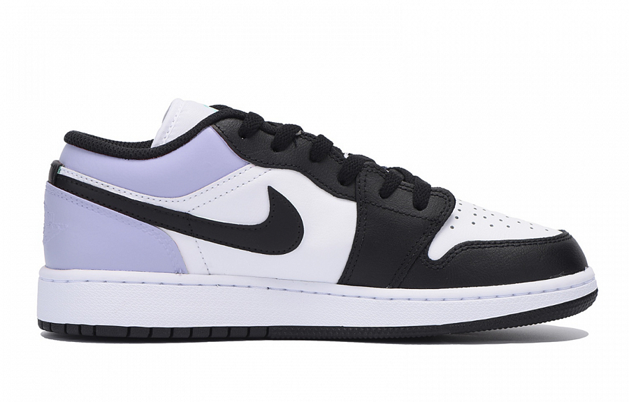 Jordan Air Jordan 1 Urban Chic Style Anti Slip Wear Resistant Low Top Vintage Basketball Shoes Men's White Purple купить в интернет-магазине Yoocart с быстрой доставкой по России.