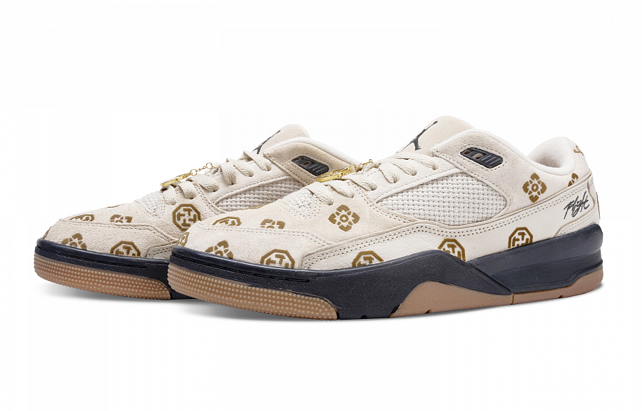 Jordan FLIGHT COURT Mocha Mandala, Flock Craft Anti Slip Wear Resistant Low Top Vintage Basketball Shoes Unisex Brown купить в интернет-магазине Yoocart с быстрой доставкой по России.