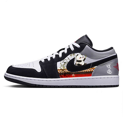 Jordan Air Jordan 1 Vintage Basketball Shoes Unisex Low top White/Black