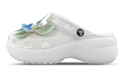 Crocs Classic Platform Clog Clogs Women's White