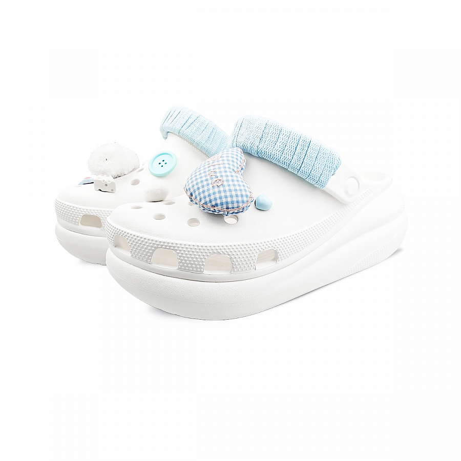 Crocs Crush Clog Clogs Unisex White купить в интернет-магазине Yoocart с быстрой доставкой по России.