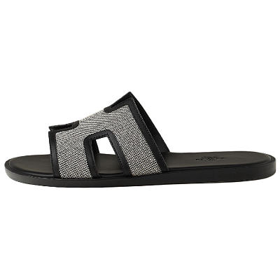HERMES Izmir Slip Resistant Slide Slippers Men's Black