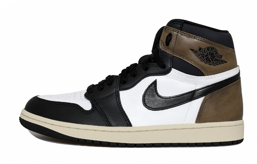 Jordan Air Jordan 1 Black Mocha Cushioning Anti-Slip And Wear-Resistant High-Top Vintage Basketball Shoes Men's Black купить в интернет-магазине Yoocart с быстрой доставкой по России.