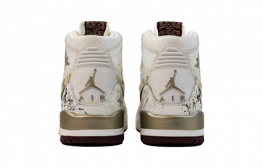 Jordan Legacy 312 Year Of The Snake Limited Edition High-Top Vintage Basketball Shoes Men's White Gold купить в интернет-магазине Yoocart с быстрой доставкой по России.