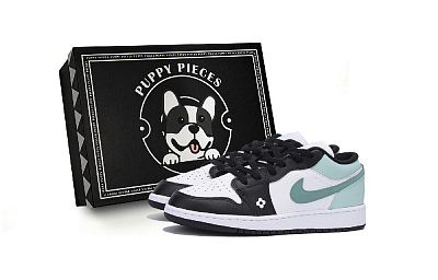 Jordan Air Jordan 1 Low Top Vintage Basketball Shoes Men's White
