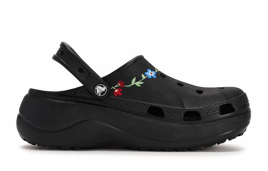 Crocs Baya Platform Clog 811 Manufacturing, Peanuts Full Road, Special Shoe Box Clogs Women's Black купить в интернет-магазине Yoocart с быстрой доставкой по России.