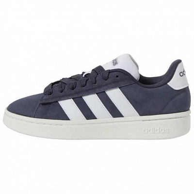 Adidas GRAND COURT Anti Slip Wear Resistant Low Top Skateboard Shoes Unisex Blue