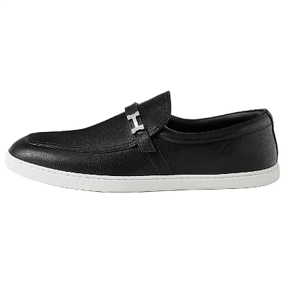 HERMES Like Casual Shoes Men's Black