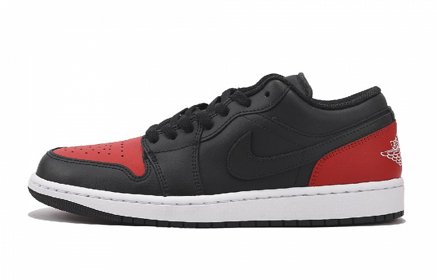 Jordan Air Jordan 1 Anti Slip And Wear Resistant Coverage Low Top Vintage Basketball Shoes Men's Red купить в интернет-магазине Yoocart с быстрой доставкой по России.