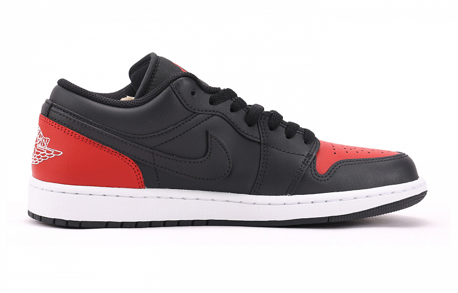 Jordan Air Jordan 1 Anti Slip And Wear Resistant Coverage Low Top Vintage Basketball Shoes Men's Red купить в интернет-магазине Yoocart с быстрой доставкой по России.