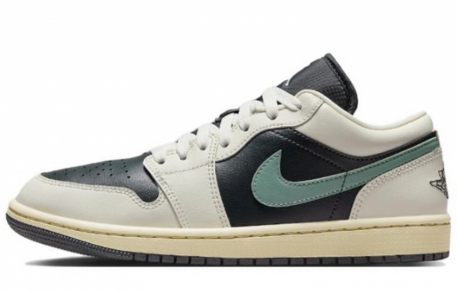 Jordan Air Jordan 1 Durable Breathable Low-Top Vintage Basketball Shoes Unisex Black Red купить в интернет-магазине Yoocart с быстрой доставкой по России.