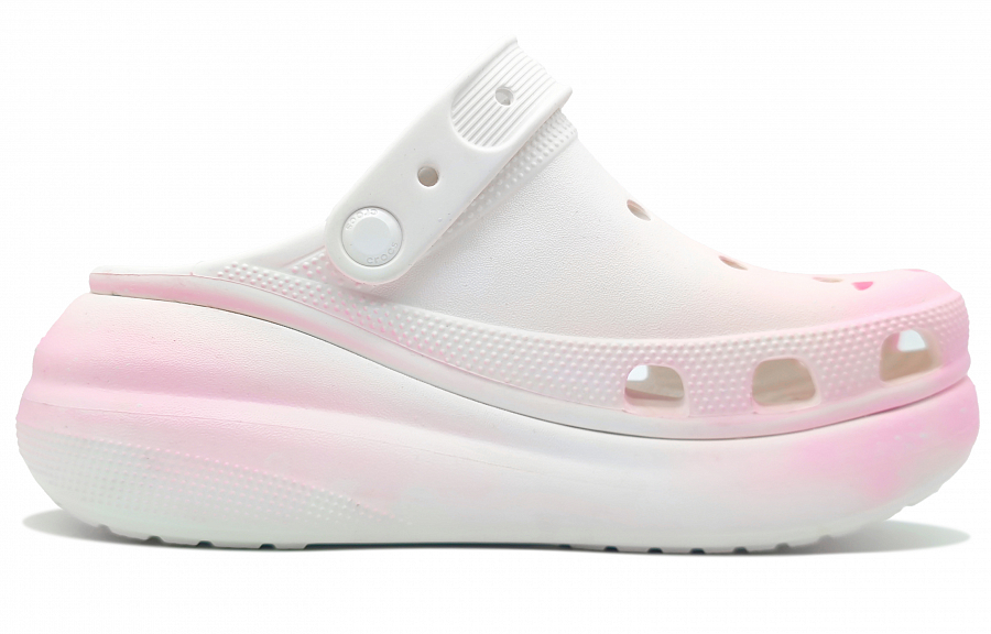 Crocs Crush Clog Sui Zuo, Heartbeat Puppy, Artistic Clogs Unisex White Pink Gradient купить в интернет-магазине Yoocart с быстрой доставкой по России.