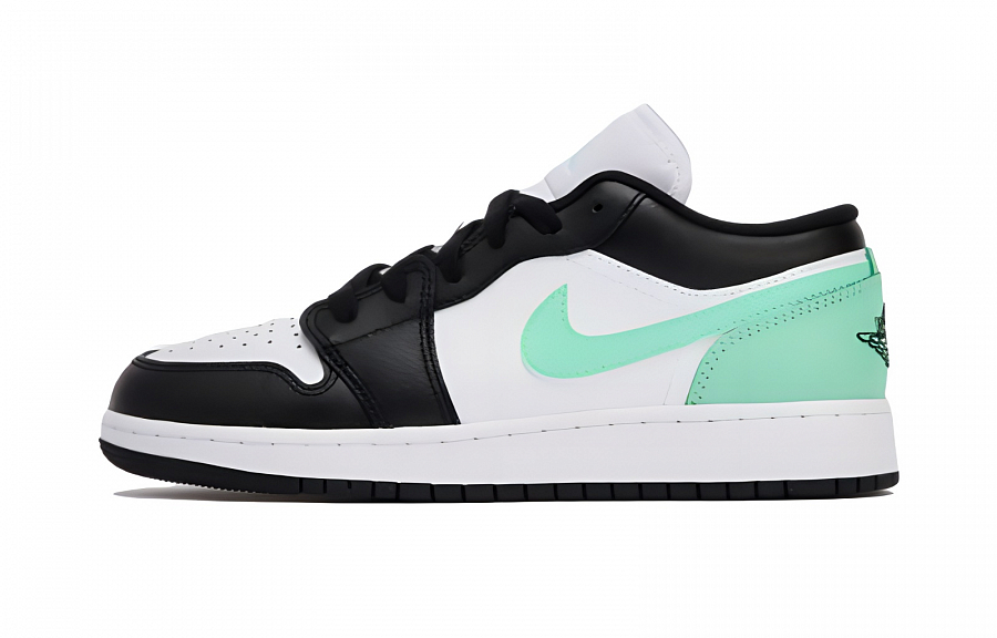 Jordan Air Jordan 1 Low Top Vintage Basketball Shoes Men's White Green купить в интернет-магазине Yoocart с быстрой доставкой по России.