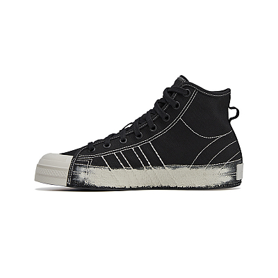 Y-3 NIZZA HI High-Top Canvas Shoes Men's Black