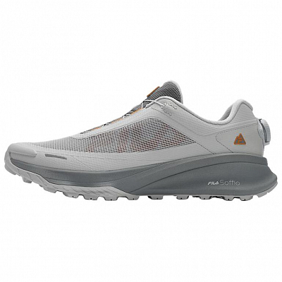 FILA LYNX BOA 3+ Abrasion Resistant Low Top Running Shoes Men's Gray