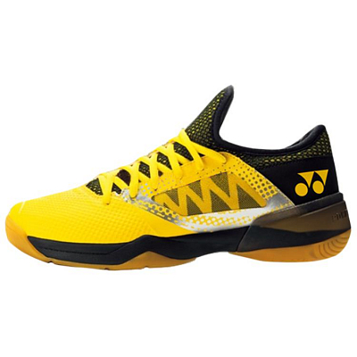 YONEX Anti Slip Wear Resistant Low Top Badminton Shoes Unisex Yellow Black