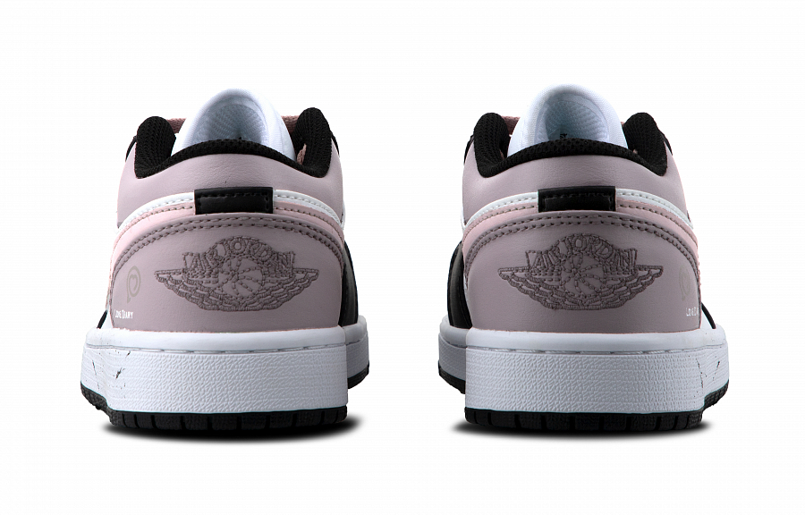 Jordan Air Jordan 1 Low Top Vintage Basketball Shoes Unisex Black White Pink купить в интернет-магазине Yoocart с быстрой доставкой по России.