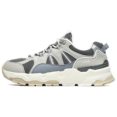 FILA Trek 1S Abrasion Resistant Low Top Casual Shoes Women's Gray
