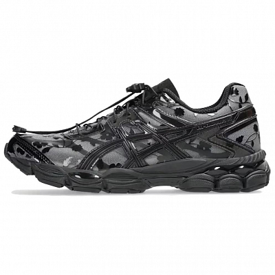 Asics Gel Cumulus 16 Abrasion Resistant Low Top Running Shoes Unisex Gray Black
