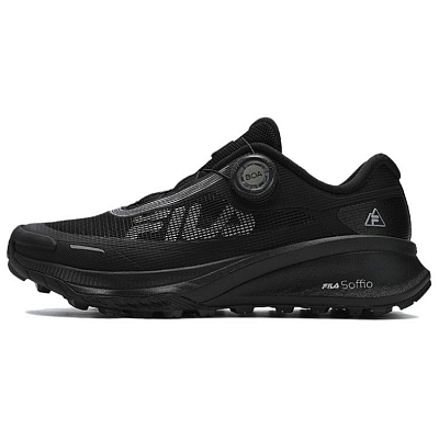 FILA LYNX BOA Abrasion Resistant Low Top Running Shoes Women's Black