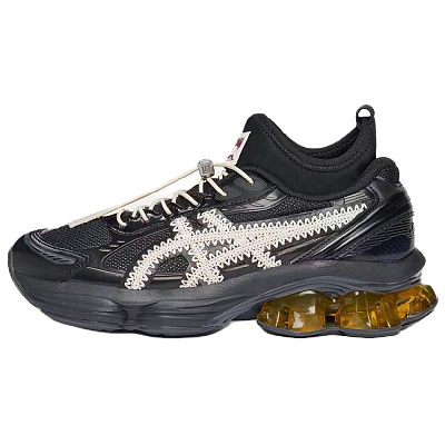 NANUSHKA x Asics GEL KINETIC FLUENT Abrasion Resistant Mid Top Hiking Shoes Unisex Black