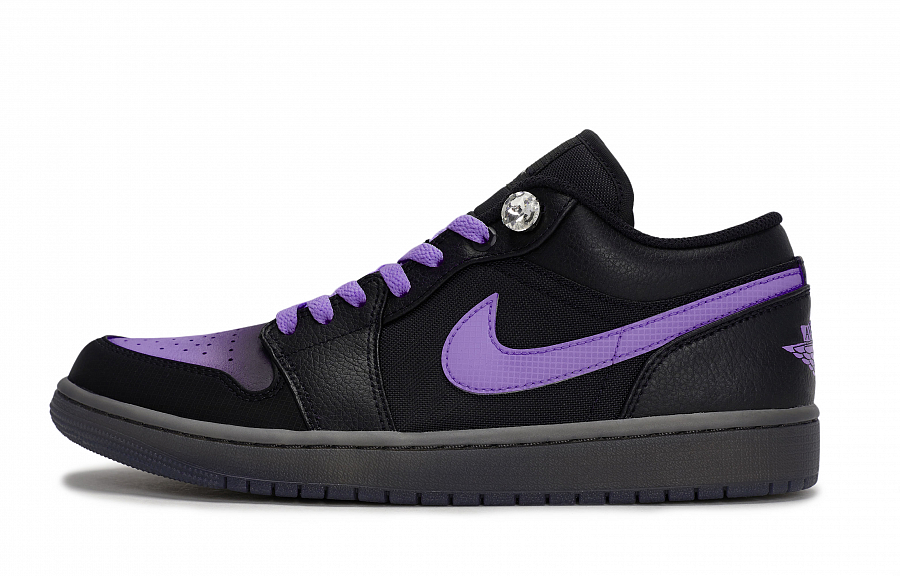 Jordan Air Jordan 1 Vintage Basketball Shoes Unisex Low Top Purple купить в интернет-магазине Yoocart с быстрой доставкой по России.