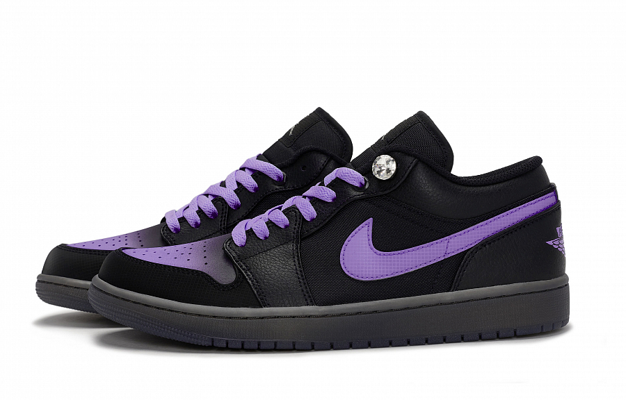 Jordan Air Jordan 1 Vintage Basketball Shoes Unisex Low Top Purple купить в интернет-магазине Yoocart с быстрой доставкой по России.
