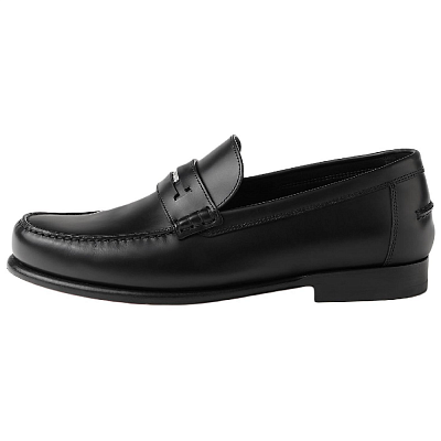 HERMES Kristian Loafers Men's Black