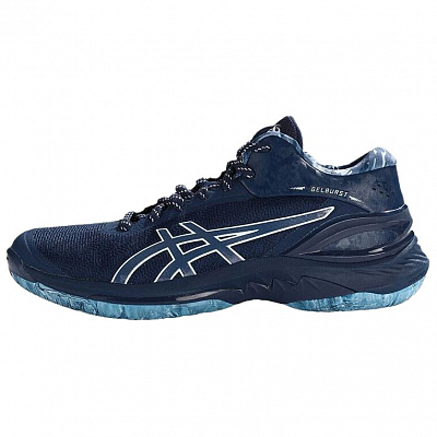 Asics GELBURST 28 Mid Top Basketball Shoes Men's Black Blue