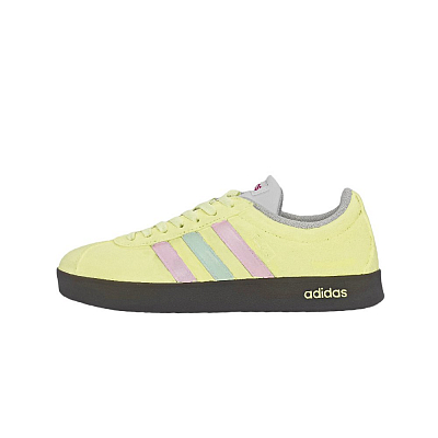 Adidas Neo VL Court 2.0 Abrasion Resistant Low Top Skateboard Shoes Unisex Yellow