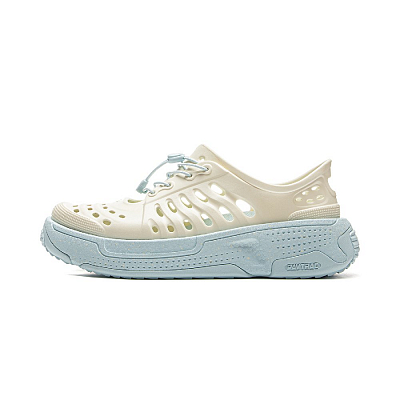 LiNing Pan Gu Trek Anti Slip Wear Resistant River Trekking Shoes Unisex Beige Blue