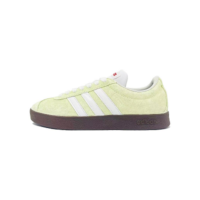 Adidas VL COURT 2.0 Lemon Memory Lightweight Low Top Skateboard Shoes Unisex Light Green