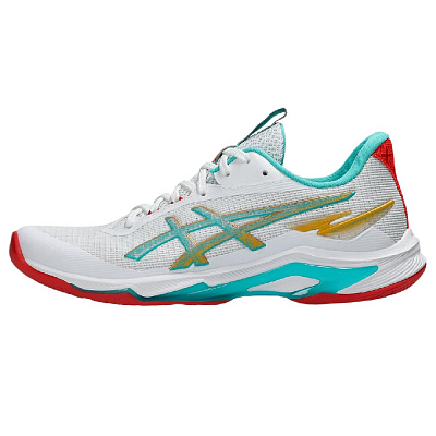 Asics NETBURNER BALLISTIC FF 4 Low Top Training Shoes Women's White